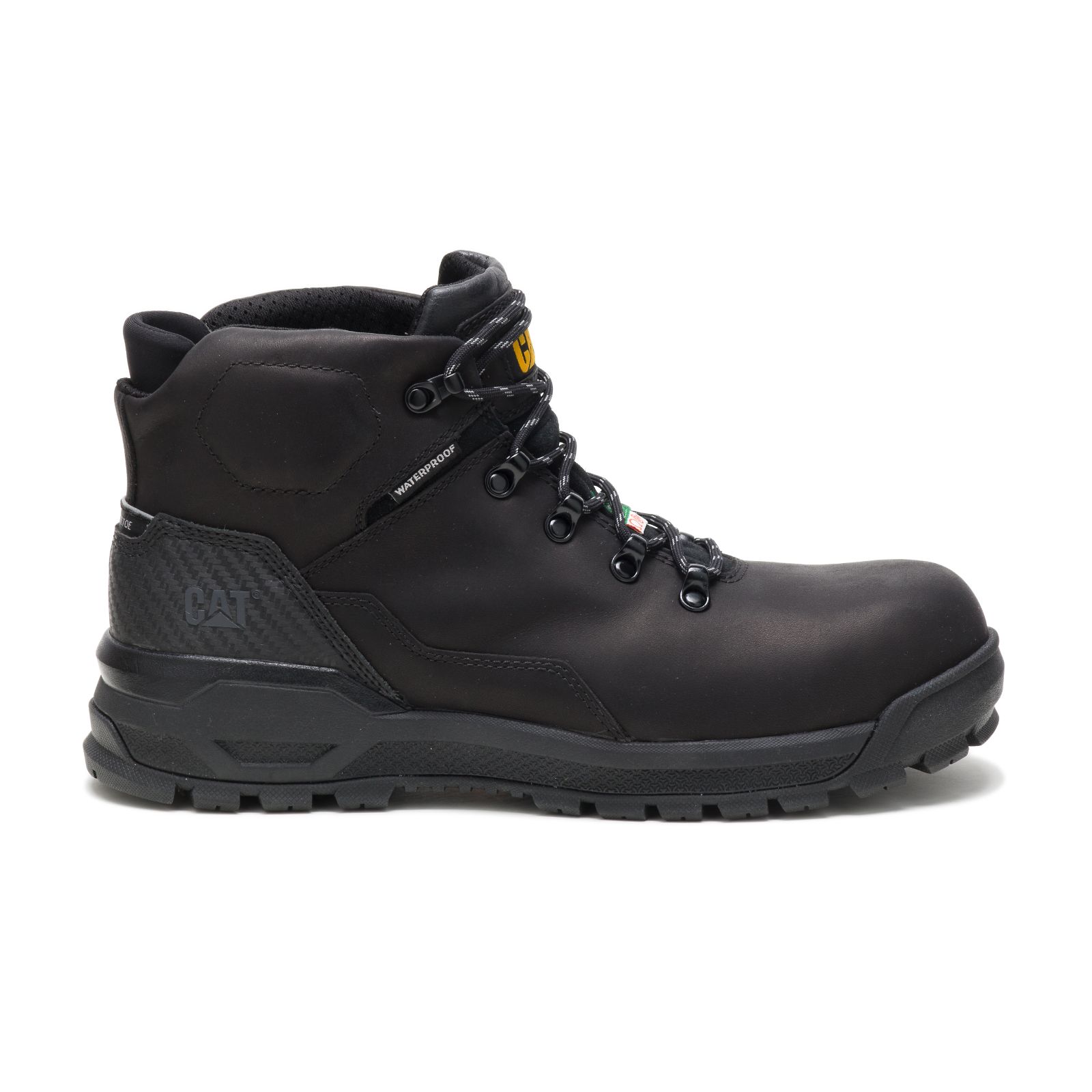 Men's Caterpillar Kinetic Ice+ Waterproof Thinsulate™ Composite Toe Csa Work Boots Black Ireland MXHJ12379